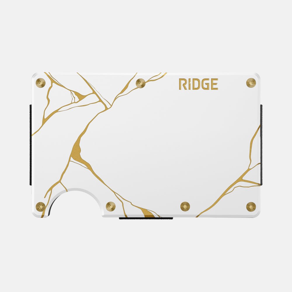 Ridge Wallet - Kintsugi - White